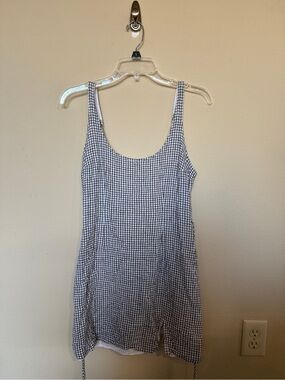 Abercrombie & Fitch Navy and White Gingham dress size M